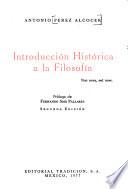 Introducción histórica a la filosofía