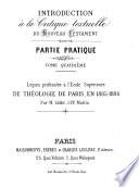 Introduction à la critique textuelle du Nouveau Testament