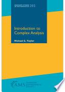 Introduction to Complex Analysis