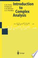 Introduction to Complex Analysis