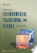 Introduction to Environmental Engineering and Science