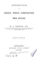 Introduction to Greek Prose Composition