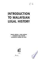 Introduction to Malaysian Legal History