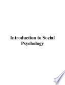 Introduction to Social Psychology