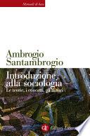 Introduzione alla sociologia