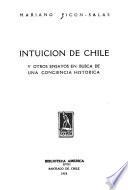 Intuición de Chile y otros ensayos en busca de una consciencia histórica