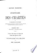 Inventaire des archives de la ville de Bruges