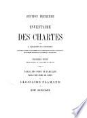 Inventaire des chartes