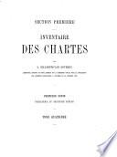 Inventaire des chartes