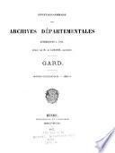 Inventaire sommaire des archives départementales antérieures à 1790