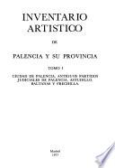 Inventario artístico de Palencia y su provincia