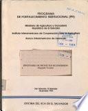 Inventario de proyectos de inversión