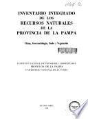 Inventario integrado de los recursos naturales de la provincia de La Pampa