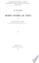 Inventarios del Archivo General de Indias