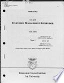 Inventory Management Supervisor (AFSC 64570)