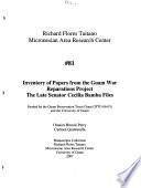 Inventory of Papers from the Guam War Reparations Project