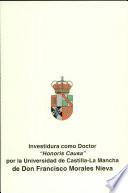 Investidura como doctor honoris causa de D. Francisco Morales Nieva