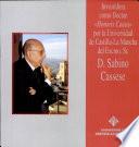 Investidura como Doctor Honoris Causa del Excmo. Sr. D. Sabino Cassese