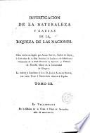 Investigación de la naturaleza y causas de la riqueza de las naciones