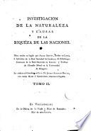 Investigación de la naturaleza y causas de la riqueza de las naciones