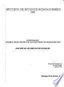 Investigación dinámica socio-política de las elecciones nicaraguenses, 1990