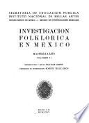 Investigación folklórica en México