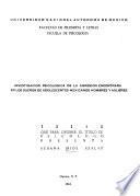 Investigación psicológica de la agresión encontrada en los sueños de adolescentes mexicanos hombres y mujeres