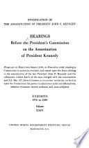 Investigation of the Assassination of President John F. Kennedy