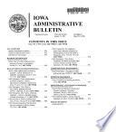 Iowa Administrative Bulletin