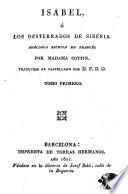 Isabel, ó, Los desterrados de Sibéria