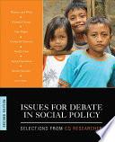 Issues for Debate in Social Policy