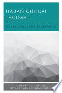 Italian Critical Thought