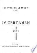 IV certamen 1921