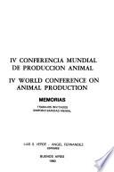 IV Conferencia Mundial de Produccion Animal: Trabajos invitados, simposio sanidad animal