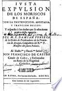 Ivsta expulsion de los moriscos de España