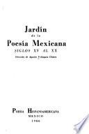 Jardín de la poesía mexicana