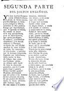 Jardin engañoso. Nueva relacion, y curioso romance, en que se refieren los amores de Don Fadrique de Alvára, Don Joseph de Alvára, Doña Constanza, y Doña Theodosia. [In verse.]