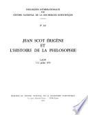 Jean Scot Érigène et l'histoire de la philosophie