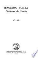 Jerónimo Zurita cuadernos de historia