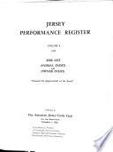 Jersey Performance Register