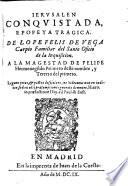 Jerusalem conquistada; epopeya tragica
