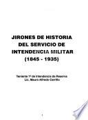 Jirones de historia del Servicio de Intendencia Militar (1845-1935)