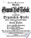 Johann Matthesons Grosse general-bass-schule