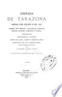 Jornada de Tarazona hecha por Felippe II en 1592