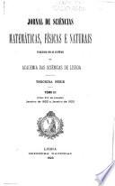 Jornal de sciencias mathematicas, physicas, e naturaes