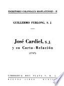 José Cardiel, S. J., y su Carta-relación (1747)