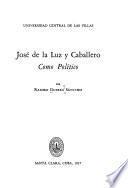 José de la Luz y Caballero como político