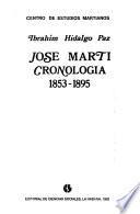 José Martí cronología, 1853-1895