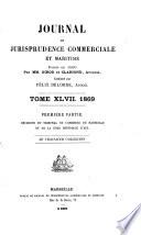 Journal de jurisprudence commerciale et maritime