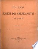 Journal de la Société des américanistes de Paris